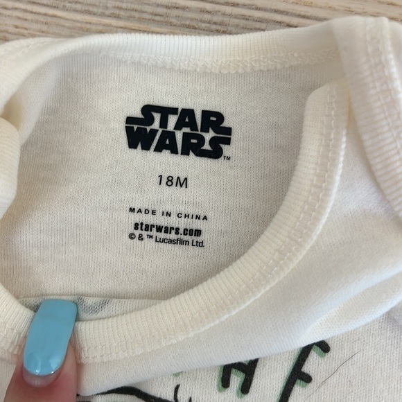 NWOT - Star Wars x Disney baby yoda matching set with yoda ears - Picture 5 of 5